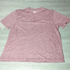 Men’s St John’s Bay Plain Maroon Marled Legacy Tee - Size Large